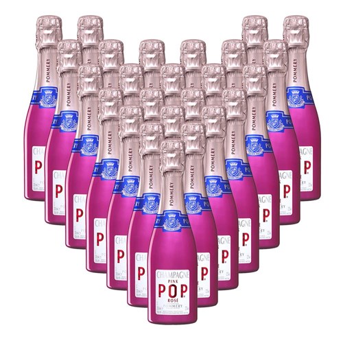 Case of Pommery Pink POP Rose 20cl (24 x 20cl)